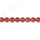 Red Agate Faceted Beads