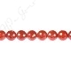 Red Agate Faceted Beads