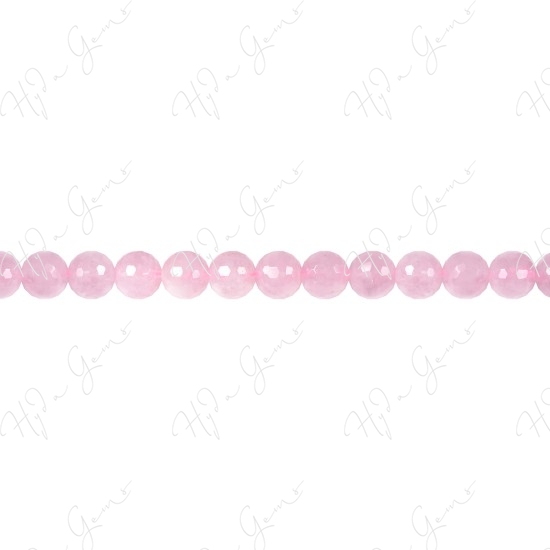 Rose Quartz Faceted Beads