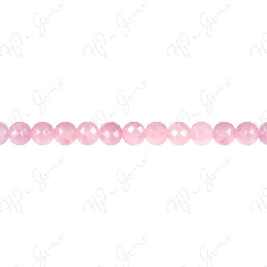 Rose Quartz Faceted Beads