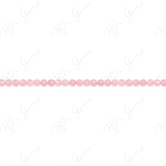 Rose Quartz Faceted Beads