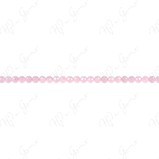 Rose Quartz Faceted Beads