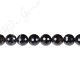 Black Striped Agate Faceted Beads