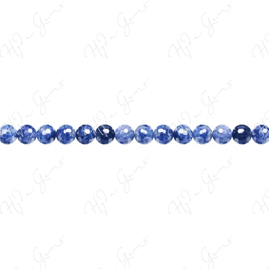 Sapphire Faceted Beads