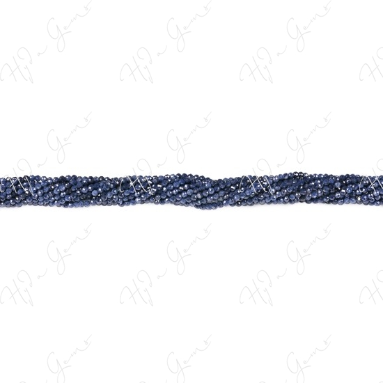 Sapphire Faceted Beads