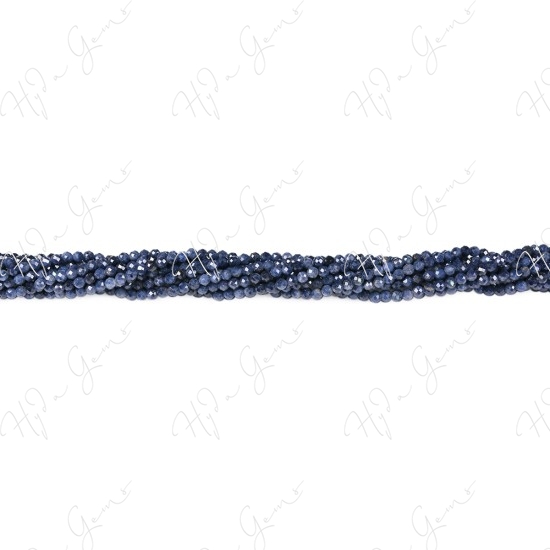 Sapphire Faceted Beads