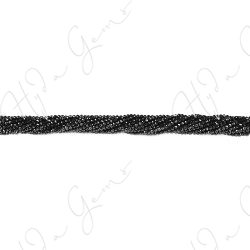 Black Spinel Faceted Beads