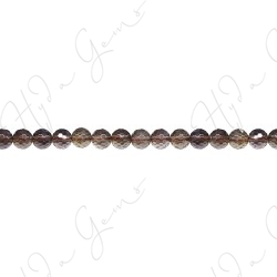 Smoky Quartz Faceted Beads