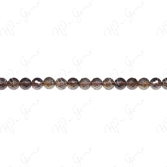 Smoky Quartz Faceted Beads