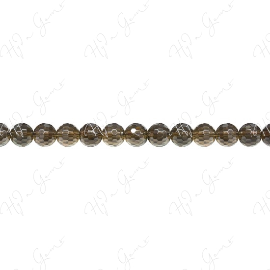 Smoky Quartz Faceted Beads