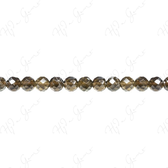 Smoky Quartz Faceted Beads