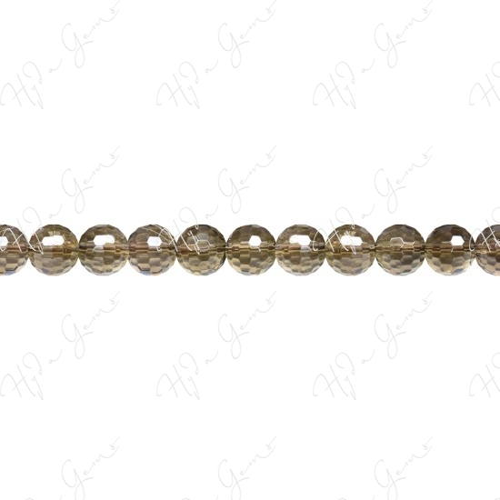 Smoky Quartz Faceted Beads