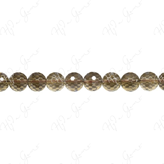 Smoky Quartz Faceted Beads