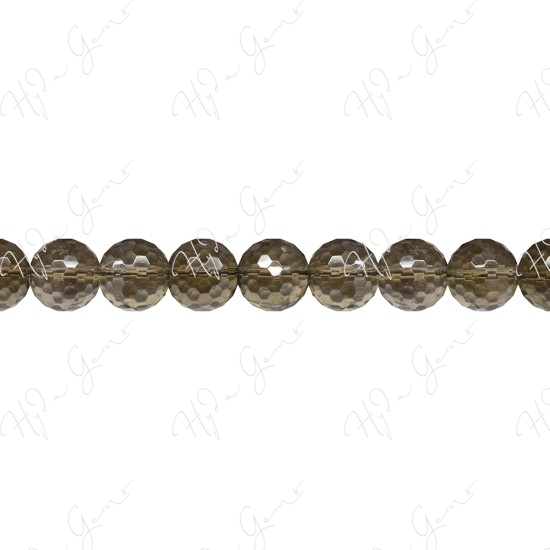 Smoky Quartz Faceted Beads