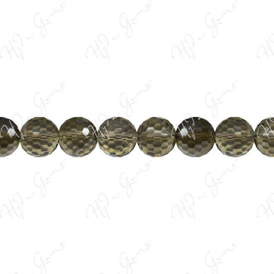 Smoky Quartz Faceted Beads