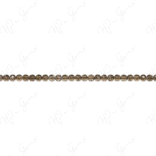 Smoky Quartz Faceted Beads