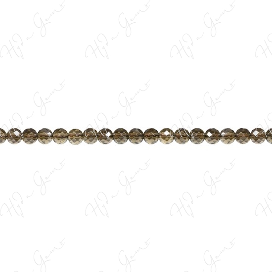 Smoky Quartz Faceted Beads