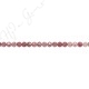 Strawberry Quartz Multi-Color Faceted Beads