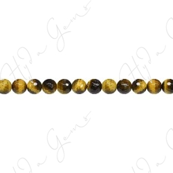 Tiger Eye Faceted Beads (A-)