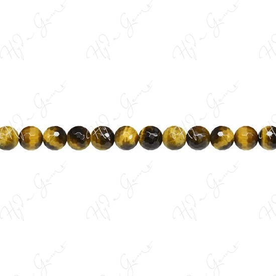 Tiger Eye Faceted Beads (A-)