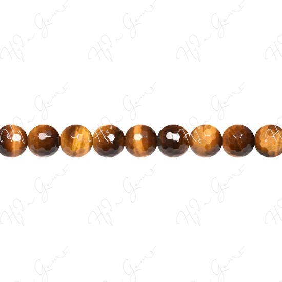 Tiger Eye Faceted Beads (A-)