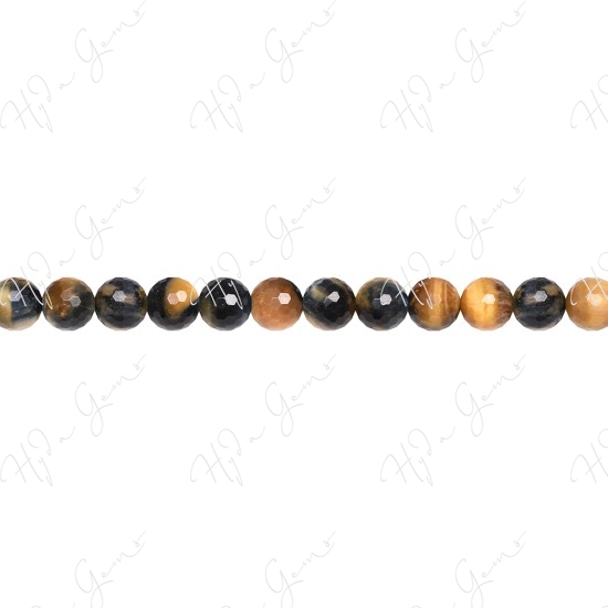 Tiger Eye Fancy Color Faceted Beads (A)