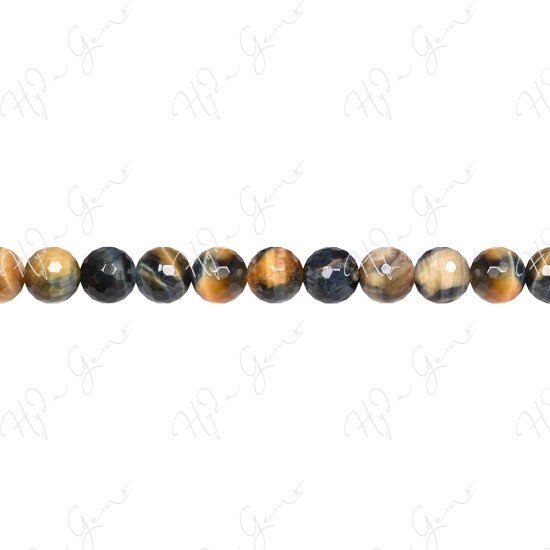 Tiger Eye Fancy Color Faceted Beads (A)