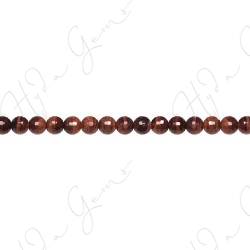 Red Tiger Eye Faceted Beads (AB)