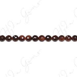 Red Tiger Eye Faceted Beads