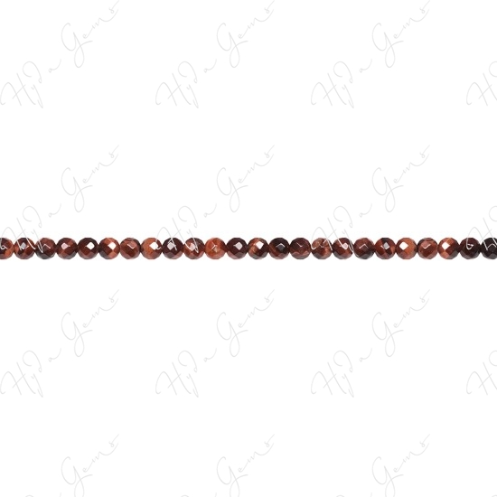 Red Tiger Eye Faceted Beads (A-)