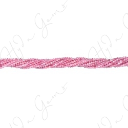 Pink Tourmaline Faceted Beads