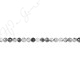 Black Rutile Quartz Faceted Beads