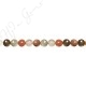 Multi Rutile Quartz Faceted Beads (A)