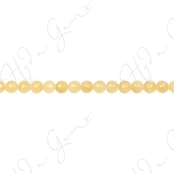 Yellow Jade Faceted Beads