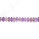 Ametrine Faceted Roundel Beads