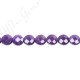 Amethyst Faceted Coin Beads