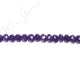 Amethyst Faceted Roundel Beads