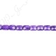 Amethyst Faceted Flat Rectangle Beads