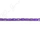 Amethyst Faceted Flat Rectangle Beads