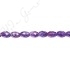 Amethyst Faceted Rice Beads