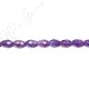 Amethyst Faceted Rice Beads