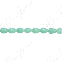 Amazonite Faceted Drop Beads