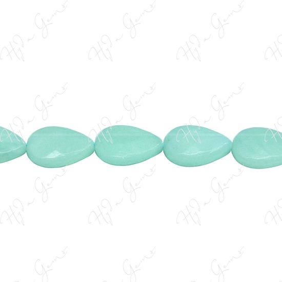 Amazonite Faceted Pear Beads