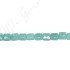 Amazonite Faceted Flat Square Beads