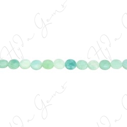 Amazonite Multi-Color Faceted Coin Beads