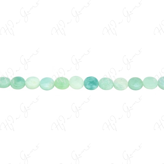 Amazonite Multi-Color Faceted Coin Beads