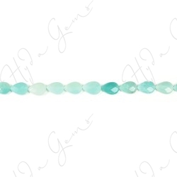 Amazonite Mix Color Faceted Pear Beads