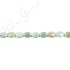 Aquamarine Multi-Color Faceted Flat Oval Beads