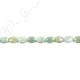 Aquamarine Multi-Color Faceted Flat Oval Beads