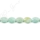 Aquamarine Multi-Color Faceted Flat Oval Beads